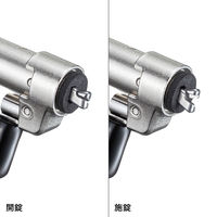 サンワサプライ 小型セキュリティスロット(NobleWedge)対応セキュリティワイヤー シルバー シリンダ錠/2m SLE-35S 1本（直送品）