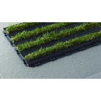 山崎産業 樹脂システムマット ターフライン150 DGR 4903180159437 1箱（4枚入）（直送品）