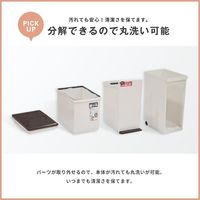 アスベル 分別ダストボックスパッキン付ペダル2段スリム38L 4974908680182 1個