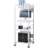 サンワサプライ 高耐荷重ラック 幅582×奥行650×高さ1589mm ライトグレー RAC-HL5 1台（直送品）