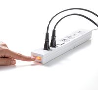 延長コード 電源タップ 2m 2P（ピン） 7個口 スイッチ ライトグレー TAP-F27-2KP サンワサプライ 1個