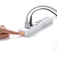 サンワサプライ 電源タップ TAP-F37-2KSRP 1個