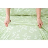 フィビアンテキスタイル グ~ンと伸びるフィット式ソファカバーグリーン 1人掛用 肘無し a1962920 1個