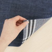 パリーパリーランチョンマット ブルー K64102 4枚 サンベルム（直送品）