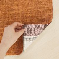 パリーパリーランチョンマット オレンジ K64116 4枚 サンベルム（直送品）