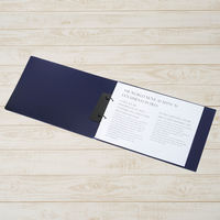 プラス 2リングファイル 丸型 2穴 B4 ヨコ 背幅35mm スーパーエコノミー ネイビー FC-171RF 1箱（10冊入）