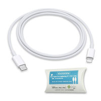 Vodaview　C-ライトニングケーブル　USB(C)[オス]-Lightning[オス]1.5m　ECO(エコ)ケーブル　VV-UCLN015-W