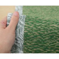 萩原 い草センターラグ（裏貼り） ボタリラグラス 約幅1760×奥行2200mm グリーン 81938601 1枚（直送品）