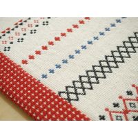 萩原 インド綿ボンディングラグ セポ 約幅1300×奥行1850mm レッド 270066801 1枚（直送品）