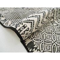 萩原 ウォッシャブル綿キルトマルチカバー カリカ 約幅1850×奥行2400mm ブラック 270067710 1枚（直送品）