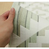 萩原 ゴブランシェニールラグ オルテガグラデーション 約幅1850×奥行1850mm グリーン 240612916 1枚（直送品）