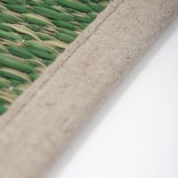 萩原 い草センターラグ シャイン 約幅1800×奥行2400mm グリーン 81938721 1枚（直送品）