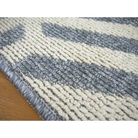 萩原 防汚撥水機能付きの国産ダイニングラグ マルシェ 約幅1800×奥行2200mm グレー 240612359 1枚（直送品）