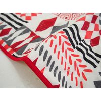 萩原 ウォッシャブル綿キルトマルチカバー ビーカー 約幅1850×奥行2400mm レッド 270067610 1枚（直送品）