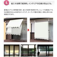 ファミリー・ライフ 日よけスクリーン＆ブラインドDX 200幅 グリーン 0331410（直送品）