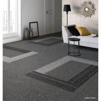 スミノエ タイルカーペット シーナリーサウンド GRAVEL（グラベル） ID-4113EP 250×1000mm 1セット（12枚入）（直送品）