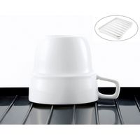 リッチェル ラクール ドレイニングトレーXS ホワイト 4973655224311 1セット(4個)（直送品）