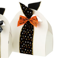 ヘッズ ハロウィンプリントリボンワイヤータイ―2(30個) HWR-YT2 1パック(30個)