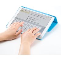 サンワサプライ iPad Air 2019 ハードケース(スタンドタイプ・ブルー) PDA-IPAD1504BL 1個（直送品）