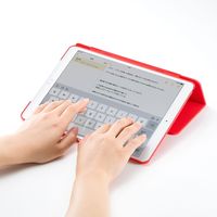 サンワサプライ iPad Air 2019 ハードケース（スタンドタイプ・レッド） PDA-IPAD1504R 1個（直送品）