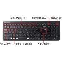 サンワサプライ Bluetoothスリムキーボード SKB-BT31BK 1個（直送品）