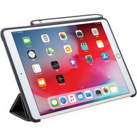 サンワサプライ iPad Air 2019ケース Apple Pencil収納ポケット付き PDA-IPAD1514BK 1個（直送品）
