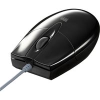 サンワサプライ 有線ブルーLEDマウス(USB-PS/2変換アダプタ付き) MA-BL3UPBKN 1個