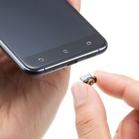 サンワサプライ マグネット着脱式充電クレードルスタンド PDA-STN28BK 1個