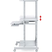 サンワサプライ パソコンラック 幅600×奥行600×高さ1265mm ホワイト RAC-EC15N 1台（直送品）