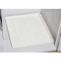 【車上渡し】アール・エフ・ヤマカワ 掃除用具入れ 片開き 幅455×奥行515×高さ1790mm ホワイトグレー 1台（直送品）