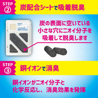 ゴミ箱のニオイがなくなる貼る消臭剤 生ゴミ 腐敗抑制 ミントの香り 1セット（1個×2） 大日本除虫菊