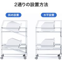 サンワサプライ タブレットワゴン(2段) RAC-TABWG2N 1台（直送品）