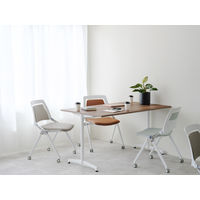 【軒先渡し】アスプルンド Work Plus Corito chair コリトチェア キャスター付き テラコッタ 283272 1セット(2脚入)（直送品）