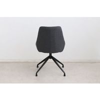 【軒先渡し】東馬 ファーブ ラウンドチェア チャコールグレイ 54675830 1脚（直送品）