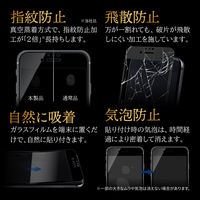 iPhone SE (第3世代/第2世代) ガラスフィルム 液晶保護フィルム 極龍神 全画面保護 ソフトフレーム ブルーライトカット（直送品）