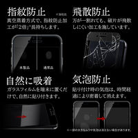 iPhone SE (第3世代/第2世代) ガラスフィルム 液晶保護フィルム GOD GLASS 超凰神 全画面保護 超透明（直送品）
