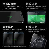 iPhone SE (第3世代/第2世代) ガラスフィルム 液晶保護フィルム 剛靭 マット・反射防止（直送品）