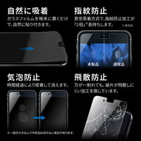 MSソリューションズ iPhone SE 第3/第2世代/8/7/6s/6 ガラスフィルム BLカット LP-ISS22FGB 1個