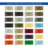 フジックス FUJIX(フジックス)　キングスパンミシン糸 工業用 60番/3000m 普通地用 col.343 KING60-343（直送品）