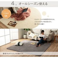 イケヒコ フィリップ 畳み ラグ 2000×2500mm グレー 1280100131303 1枚（直送品）