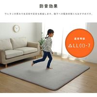 イケヒコ SARARI ラグ 900×1850mm ベージュ 1290510023102 1枚（直送品）