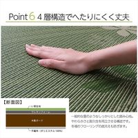 イケヒコ デザインリーフ 置き畳 820×820mm 1110100010211 1セット(4枚入)（直送品）