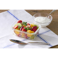 アイリスオーヤマ 耐熱ガラス容器 クリア TGS-8S 1セット(8点入)