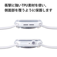 アップルウォッチ 保護ケース バンパー SE、Series 6、5、4 40mm クリア AW-20SBPUCR エレコム 1個（直送品）