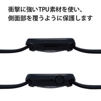 アップルウォッチ 保護ケース バンパー Series 7 45mm 側面保護 ブラック AW-21ABPUBK エレコム 1個（直送品）