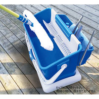 セイワ モップ清掃用大型バケツ24Ｌ　バケットフルセット（青） BK-24SET-1（青） １セット（2アイテム）（直送品）