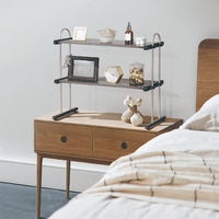 田窪工業所 モクメタル置き棚 2段 幅55cm MPP2-55 1個（直送品）