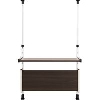 田窪工業所 モクメタルつっぱり棚 2段 幅55cm MTP2-55 1個（直送品）