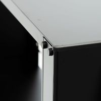 田窪工業所 トールワゴンハイタイプ幅10cmブラック NWH-100K 1個（直送品）