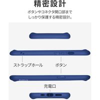 iPhone 13 ケース カバー 耐衝撃ハイブリッドケース Cleary ネイビー（直送品）